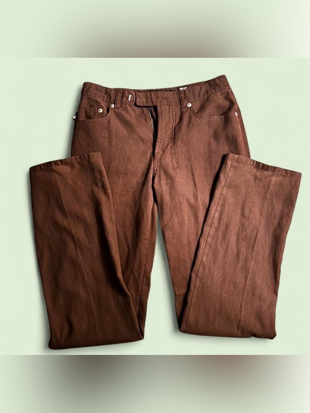 brown express straight leg dress pants